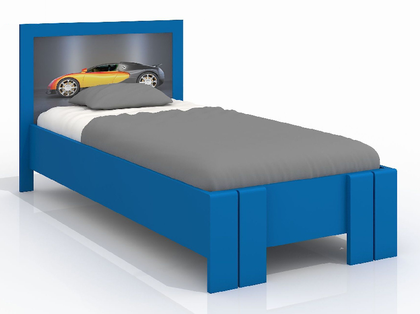Jednolůžková postel 120 cm Naturlig Kids Manglerud High (borovice) (s roštem)