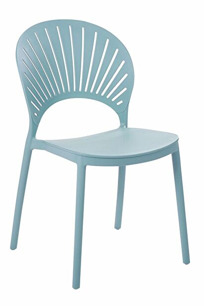 Set 4 ks jídelních židlí Ostza (modrá)