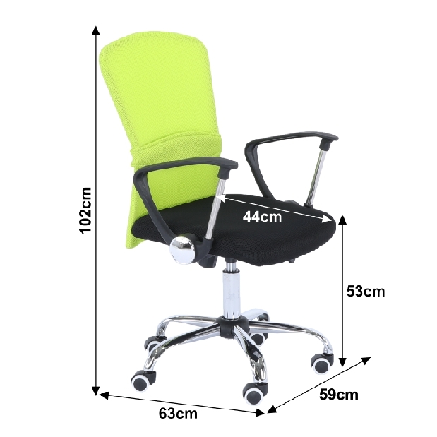 Kancelářská židle Wara zelená