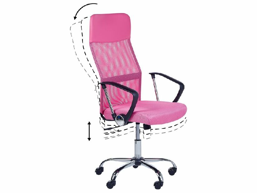 Kancelářská židle Desige (růžová)