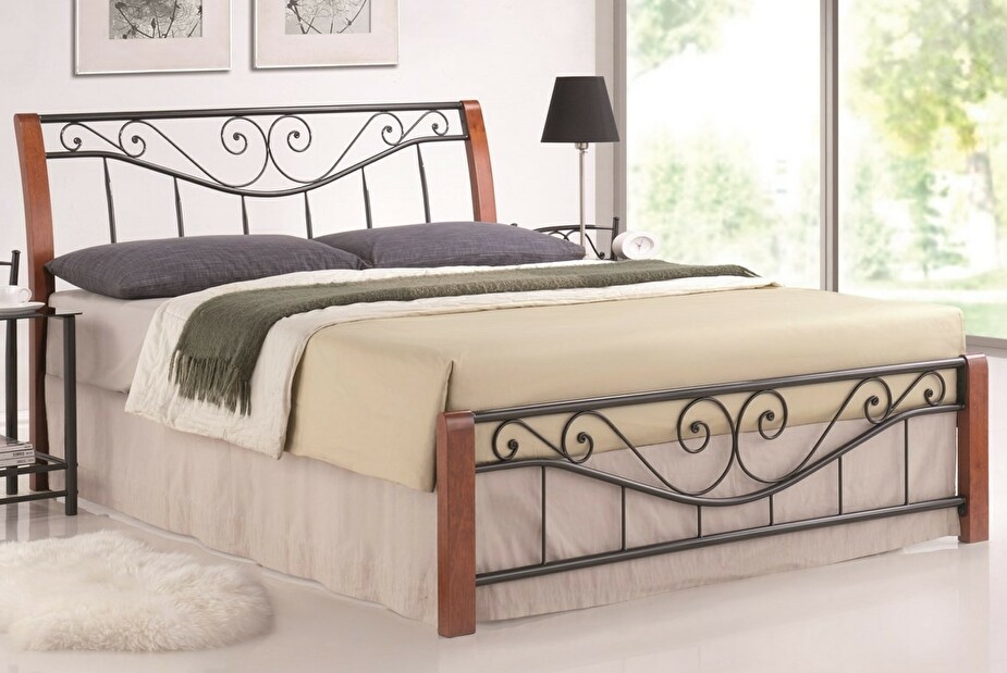 Manželská postel 180 cm Parma (s roštem)