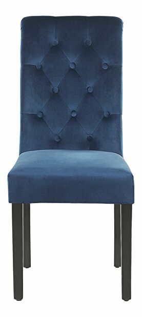 Set 2 ks. jídelních židlí VALLA II (tmavě modrá)