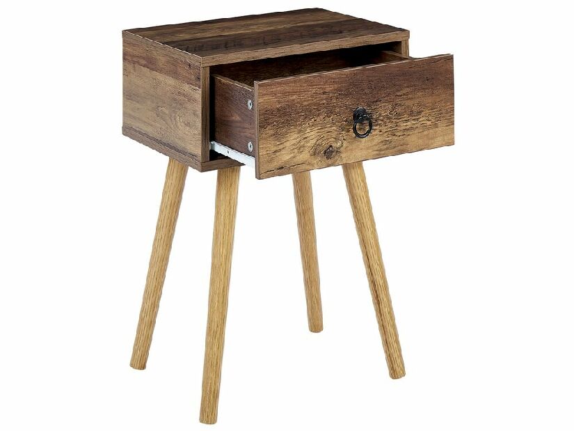 Noční stolek Batle (tmavé dřevo)