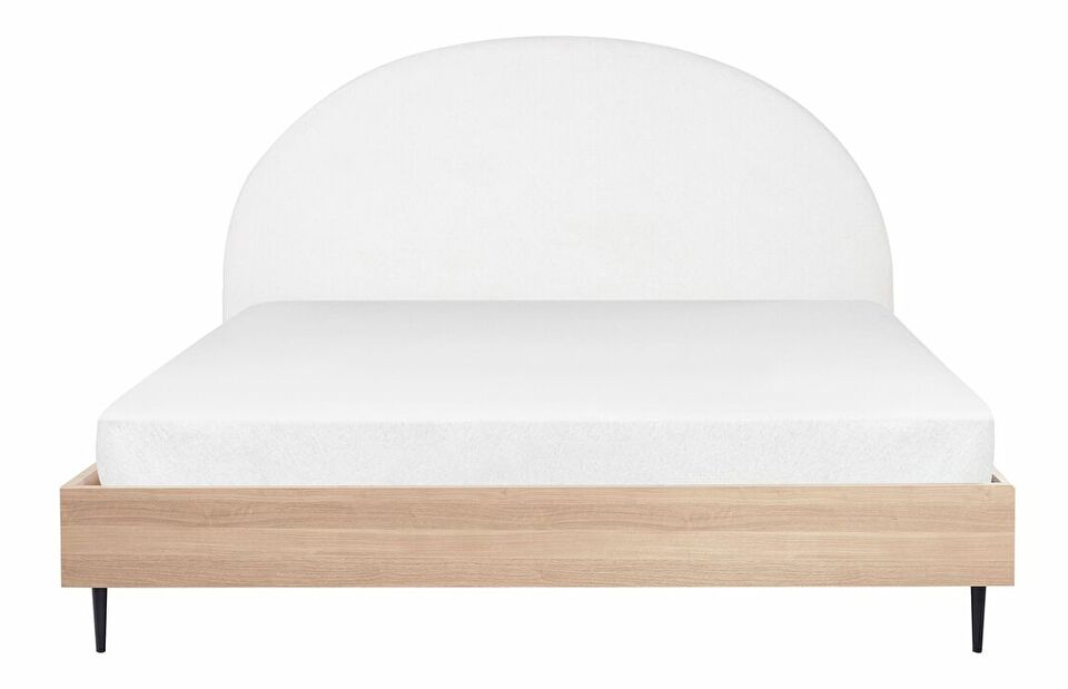 Manželská postel 180 cm Milza (bílá)