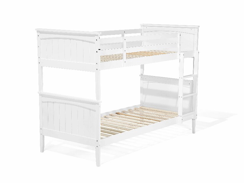 Patrová postel 90 cm RADIN (s roštem) (bílá)