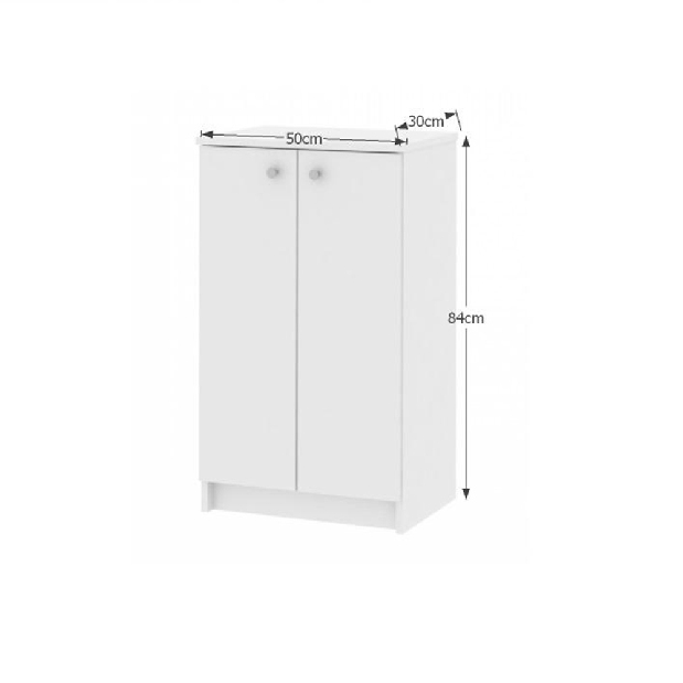 Koupelnová skříňka Tarika Si06 2D bílá *výprodej