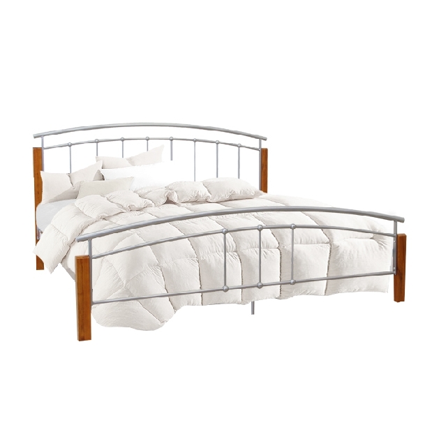 Manželská postel 160 cm Mirela (s roštem)