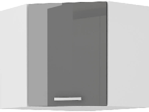 Rohová horní kuchyňská skříňka Saria 60 x 60 NAR G 60 (šedá)