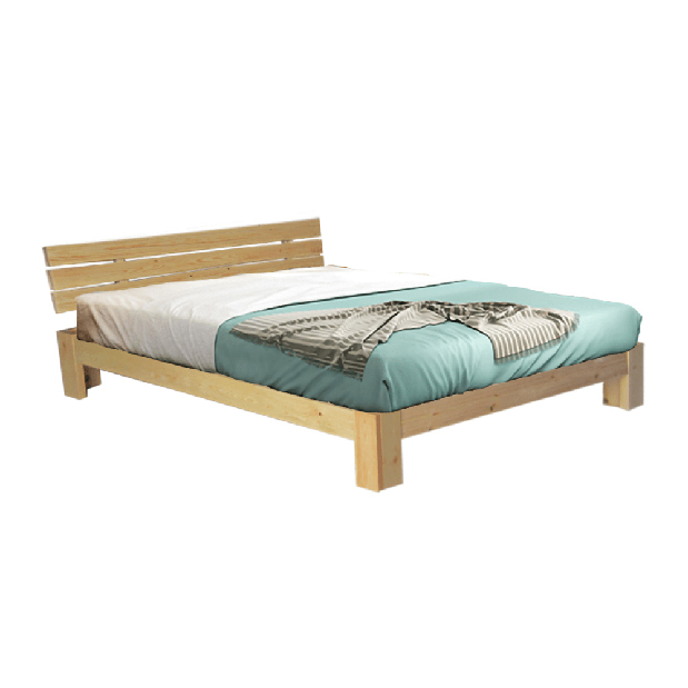 Manželská postel 160 cm Alpo (s roštem)