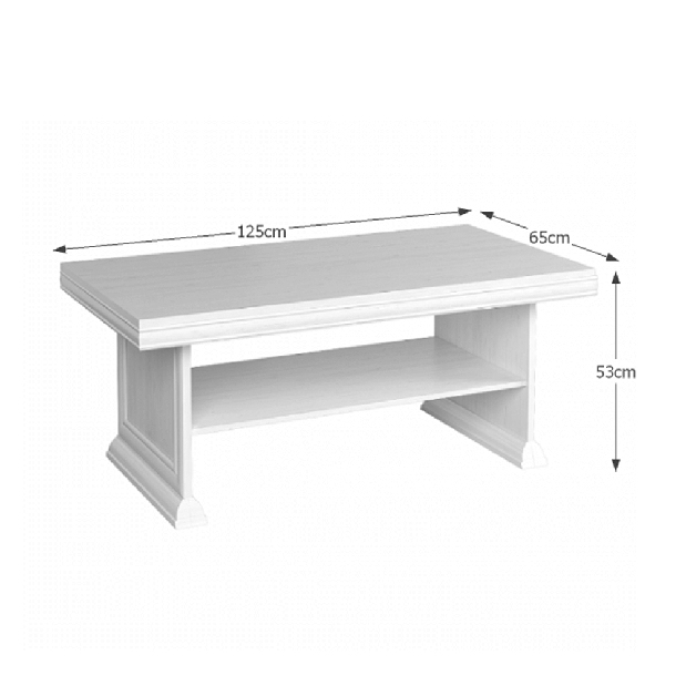 Konferenční stolek Kirea KL2 (sosna andersen) *výprodej