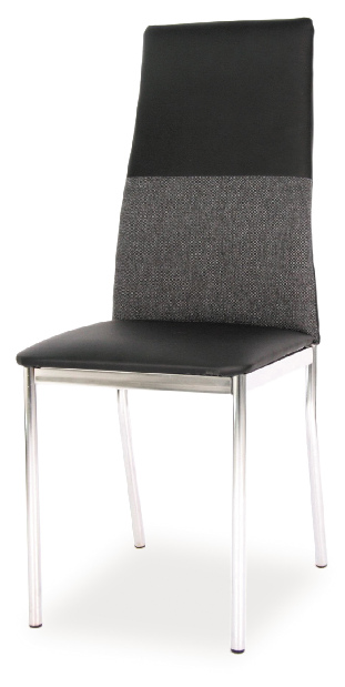 Jídelní židle Fox (černá + šedá)