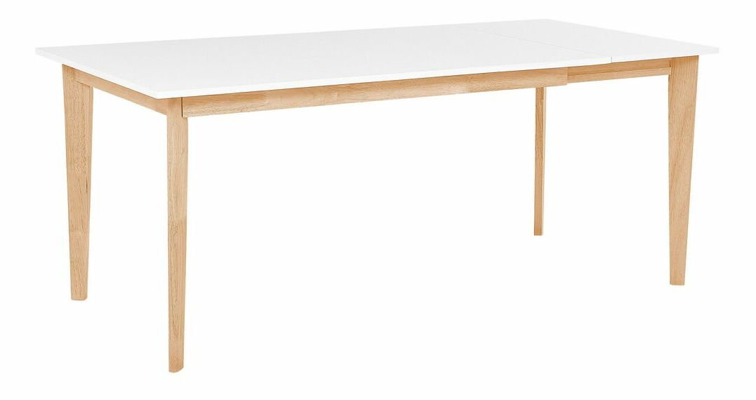 Jídelní rozkládací stůl 140-180x90 cm Sanjuana (bílá)