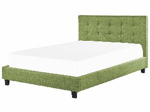 Manželská postel 180 cm Rhiannon (zelená) (s roštem)