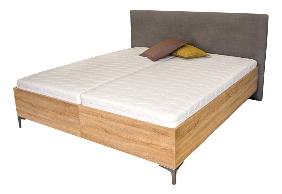 Manželská postel 180 cm Benab Ferrera Wood (s rošty)