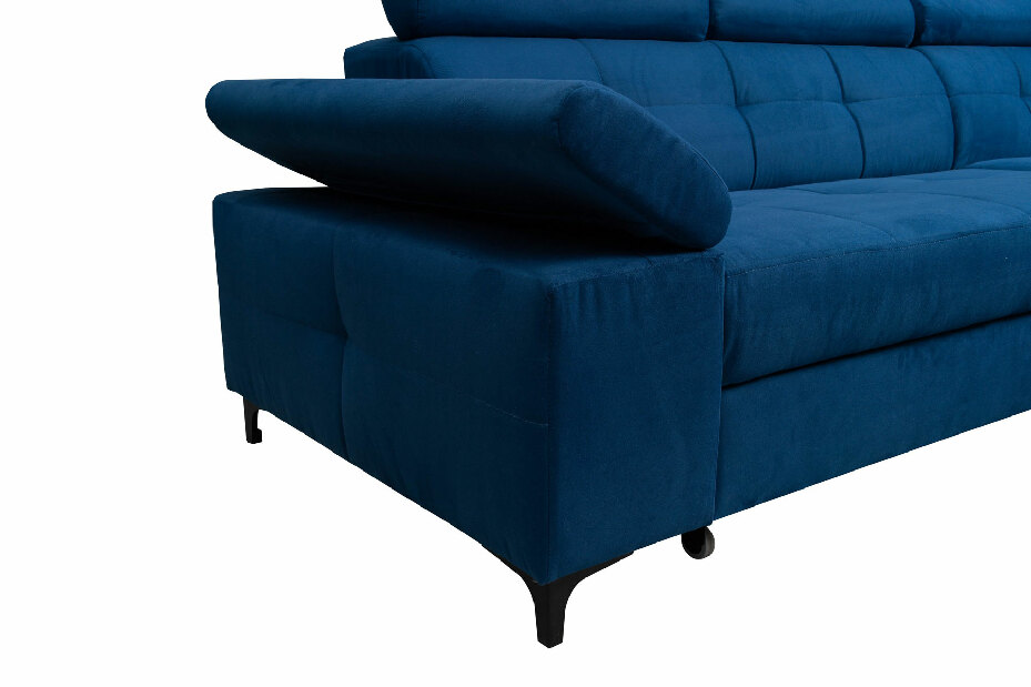 Rohová sedačka Nicholle (tmavě modrá) (P)