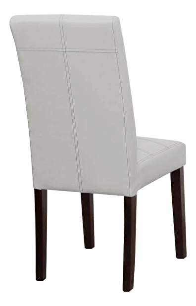 Jídelní židle Rianara R2 (bílá + ořech tmavý)