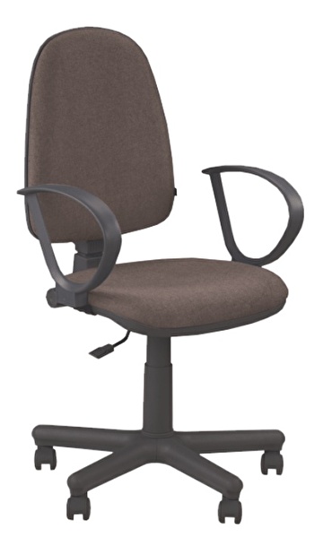 Kancelářská židle Jupiter GTS hnědá (s područkami)