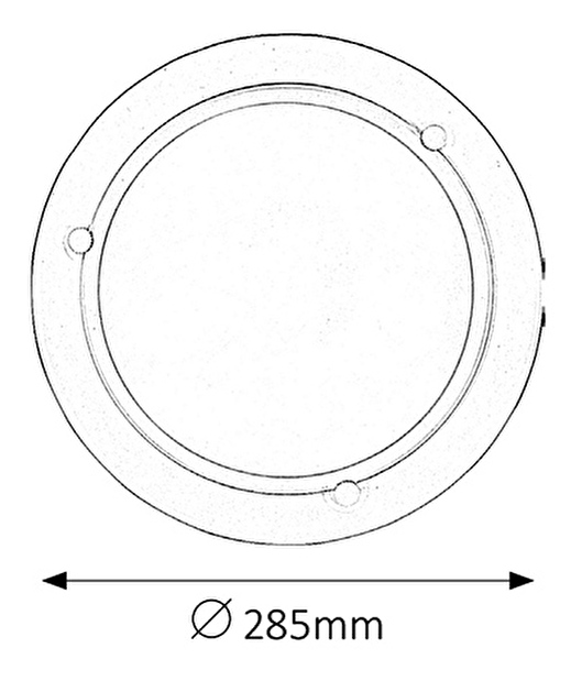 Stropní svítidlo Ufo 5101 (bílá + opálové sklo)