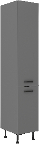 Potravinová kuchyňská skříňka Nesia 40 DK-215 2F (Antracit)
