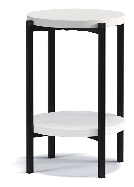 Konferenční stolek Sideria D (bílá matná)