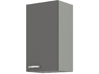 Horní kuchyňská skříňka Gonir 40 G 72 1F (šedá + šedá)