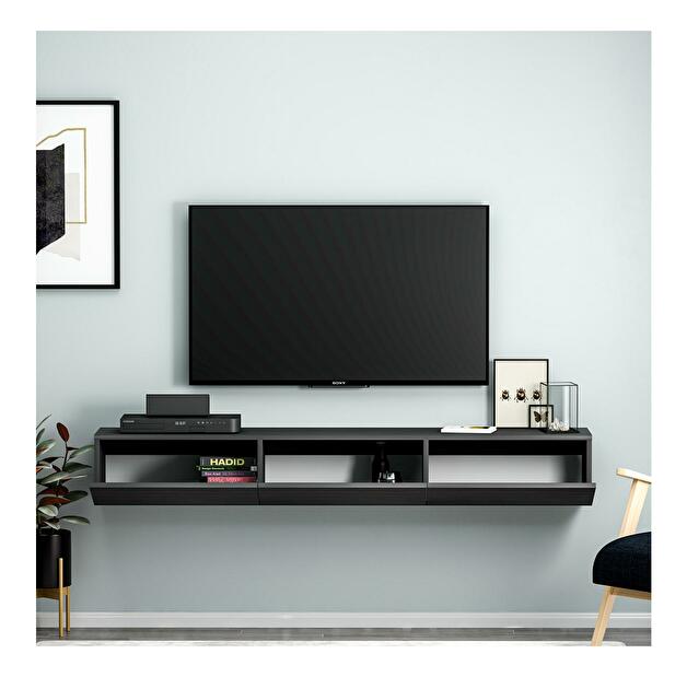 TV stolek/skříňka Tessa (černá)