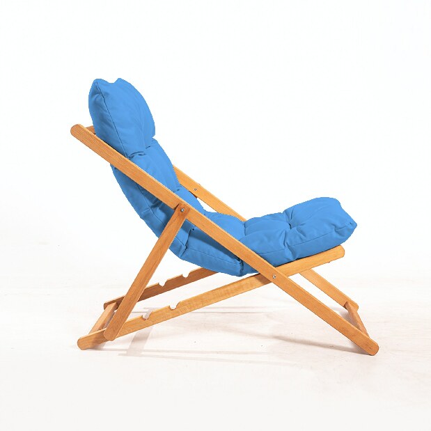 Zahradní židle Myla (modrá + přírodní)