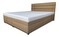 Manželská postel 180 cm Rebeka (se sendvičovými matracemi) (nugát)