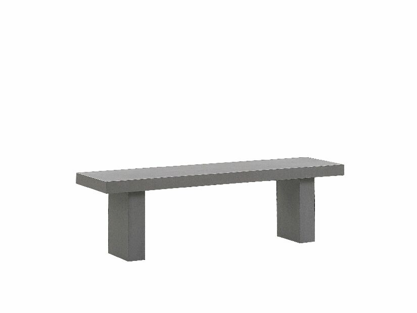 Zahradní lavice TONUTO II (beton) (šedá)