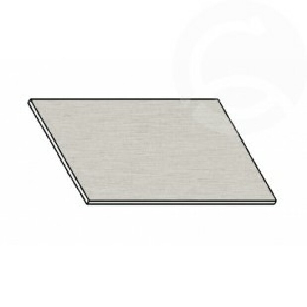 Pracovní deska Aluminium mat 60 cm *výprodej