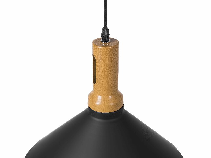 Závěsná lampa Lidar (černo-zlatá)