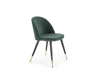 Jídelní židle  Klar (tmavě zelená)