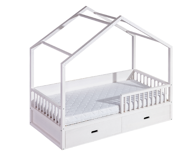 Dětská postel Will (bílá) (s úl. prostorem)