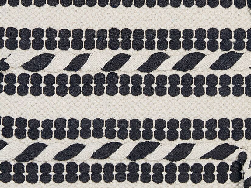 Sada 2 ozdobných polštářů 45 x 45 cm Endiv (černobílá)