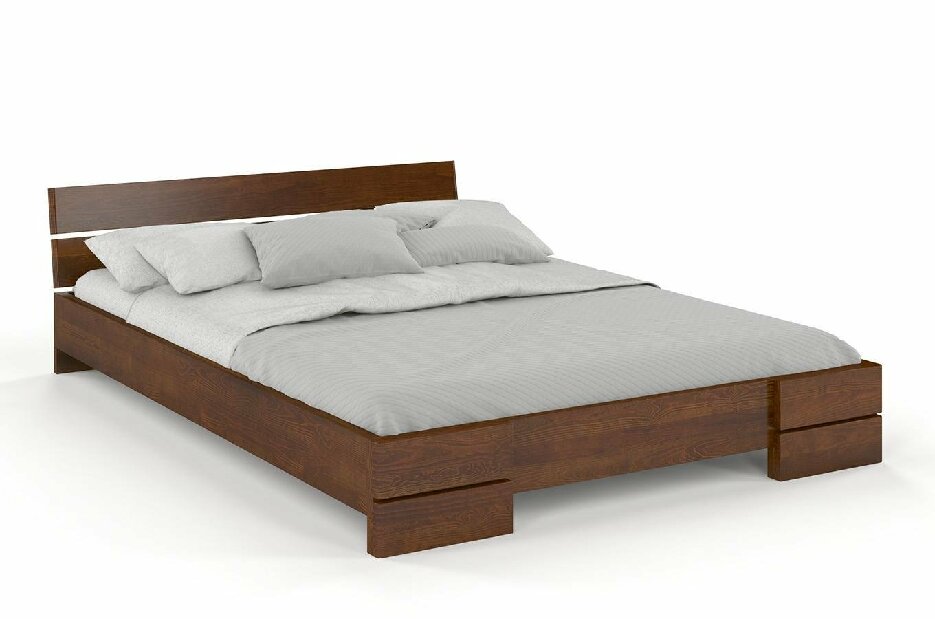 Manželská postel 200 cm Naturlig Lorenskog (borovice)