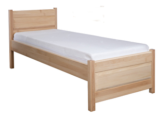 Jednolůžková postel 90 cm LK 120 (buk) (masiv)