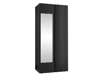 Šatní skříň Towiro Slim 2D (černá) *výprodej