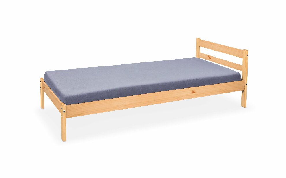Jednolůžková postel 90 cm Finy (borovice)