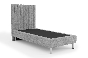 Čalouněná postel 90x200 cm Amby (šedá)