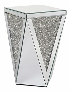 Příruční stolek Luxza (stříbrná)