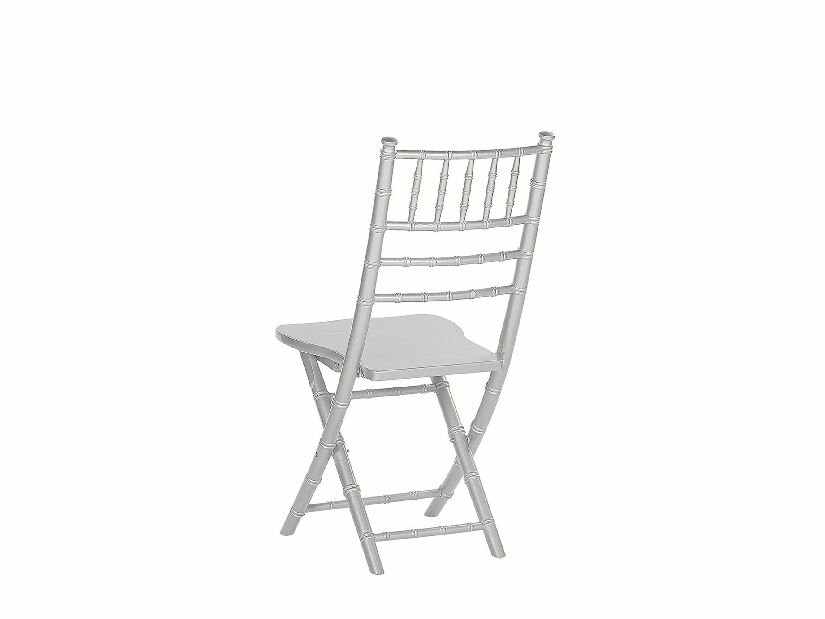 Set 4 ks jídelních židlí MASSA (stříbrná)