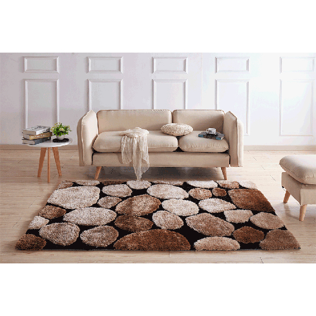 Kusový koberec 80x150 cm Pebble Typ 2 (béžová)