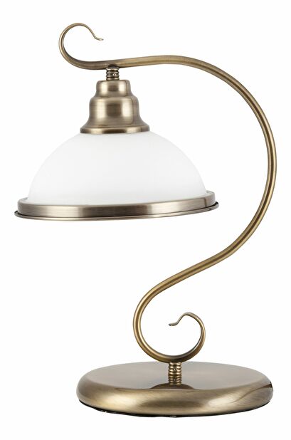 Stolní lampa Elisett 2752 (bronzová + bílá)
