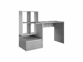 Pc stolek Paca 2 (beton + bílá matná)
