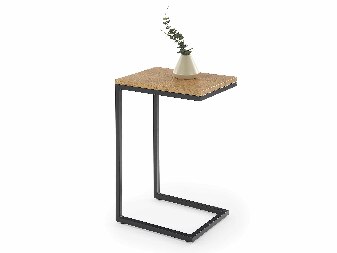 Konferenční stolek Neta (přirodně dřevo + černá)