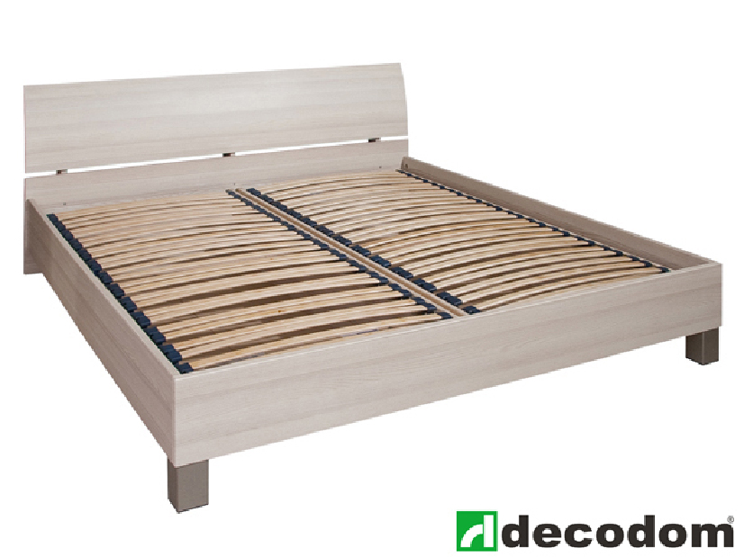 Manželská postel 180 cm Decodom Casandra jasan coimbra (s roštem a úl. prostorem)