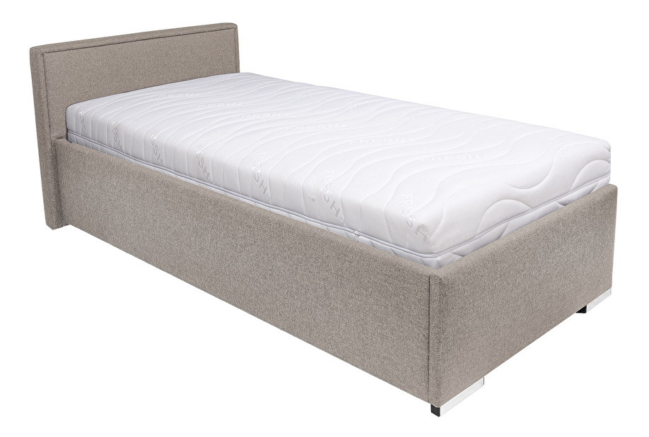 Jednolůžková postel 90 cm BRW Anadia (šedá)