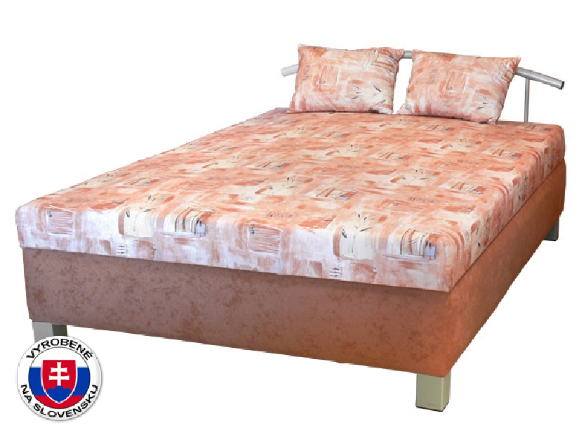 Manželská postel 140 cm Maša (se sendvičovou matrací)