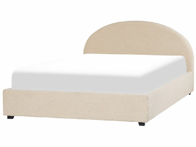 Manželská postel 180 cm Verena (béžová) (s roštem a úložným prostorem)