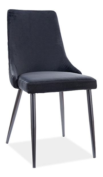 Jídelní židle Polly (černá + černá)